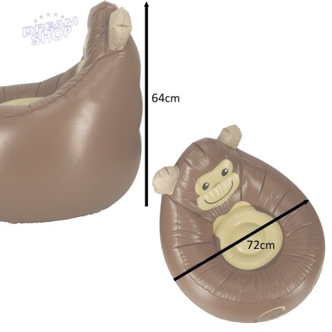 BESTWAY 75116 Fotel dmuchany puf małpka 70kg