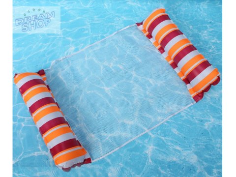 Dmuchany czerwony Materac do pływania Hamak wodny na basen i plażę SP0759 Dmuchany czerwony Materac do pływania Hamak wodny na basen i plażę SP0759