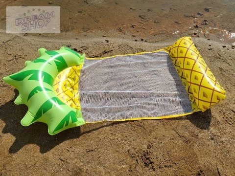 Dmuchany materac Hamak wodny siatka, model ananas na basen i plażę SP0760 Dmuchany materac Hamak wodny siatka, model ananas na basen i plażę SP0760
