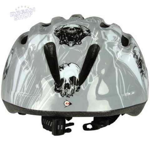KASK ROWEROWY DZIECIĘCY REGULOWANY DUNLOP R. (48-52CM ) - GREY