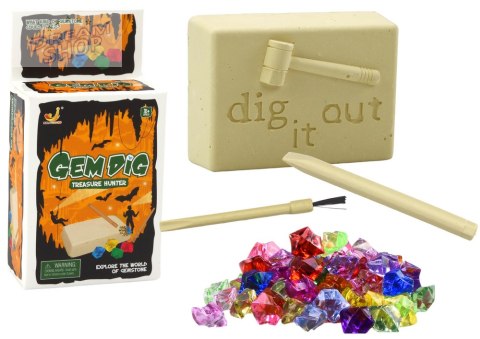 Mini Zestaw Archeologiczny Wykopaliska Kryształów Narzędzia