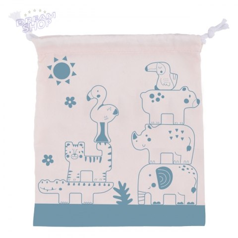 TOOKY TOY Drewniane Klocki Układanka Zwierzątka Montessori 9 el. TOOKY TOY Drewniane Klocki Układanka Zwierzątka Montessori 9 el.