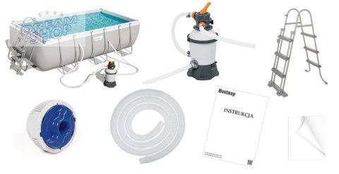 Bestway Basen STELAŻOWY 404x201x100cm 10w1 56442 Bestway Basen STELAŻOWY 404x201x100cm 10w1 56442