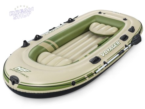 Bestway Dmuchany 3osob Ponton + wiosła 294 x 137cm Voyager X3 Raft 65164 Bestway Dmuchany 3osob Ponton + wiosła 294 x 137cm Voyager X3 Raft 65164