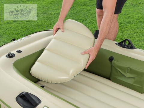 Bestway Dmuchany 3osob Ponton + wiosła 294 x 137cm Voyager X3 Raft 65164 Bestway Dmuchany 3osob Ponton + wiosła 294 x 137cm Voyager X3 Raft 65164
