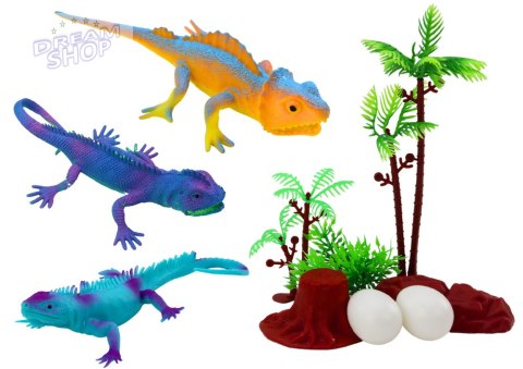 Zestaw Figurek Jaszczurki Gady Kolorowe 8 Sztuk Zestaw Figurek Jaszczurki Gady Kolorowe 8 Sztuk