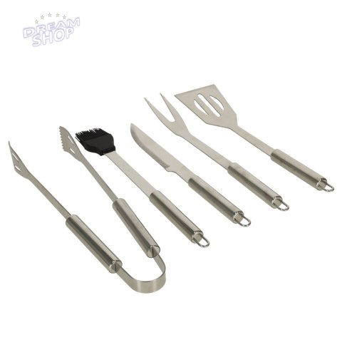 Akcesoria sztućce przybory do grilla grillowe zestaw w etui 6w1 Akcesoria sztućce przybory do grilla grillowe zestaw w etui 6w1
