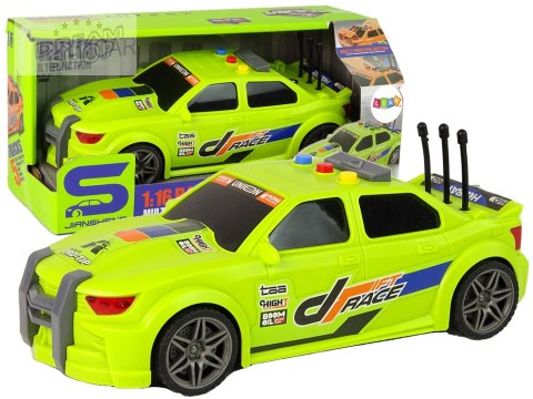 Auto Sportowe Wyścigowe 1:16 Zielony Dźwięk Auto Sportowe Wyścigowe 1:16 Zielony Dźwięk