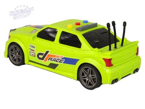 Auto Sportowe Wyścigowe 1:16 Zielony Dźwięk Auto Sportowe Wyścigowe 1:16 Zielony Dźwięk