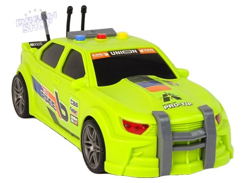 Auto Sportowe Wyścigowe 1:16 Zielony Dźwięk Auto Sportowe Wyścigowe 1:16 Zielony Dźwięk