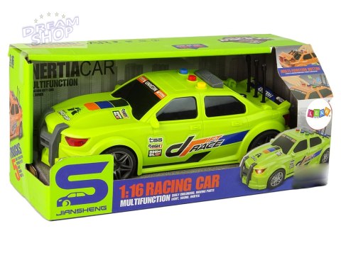 Auto Sportowe Wyścigowe 1:16 Zielony Dźwięk Auto Sportowe Wyścigowe 1:16 Zielony Dźwięk