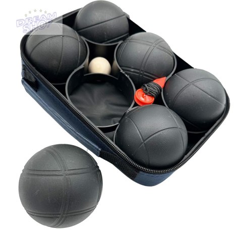 KULE DO GRY 6 SZT.BOULE PETANQUE CZARNE POKROWIEC ENERO PRO KULE DO GRY 6 SZT.BOULE PETANQUE CZARNE POKROWIEC ENERO PRO