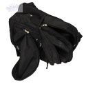 Plecak szkolny młodzieżowy 3-komorowy Black Vintage 18 cali