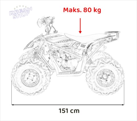 Pojazd Quad Spalinowy DESERT STORM Pomarańczowy Pojazd Quad Spalinowy DESERT STORM Pomarańczowy