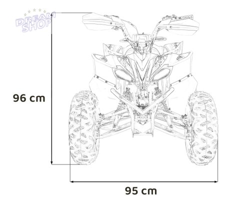 Pojazd Quad Spalinowy DESERT STORM Pomarańczowy Pojazd Quad Spalinowy DESERT STORM Pomarańczowy