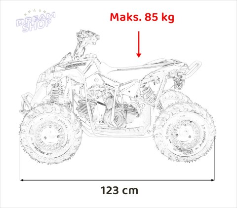Pojazd Quad Spalinowy RENEGADE HighPer 110CC Czerwony Pojazd Quad Spalinowy RENEGADE HighPer 110CC Czerwony