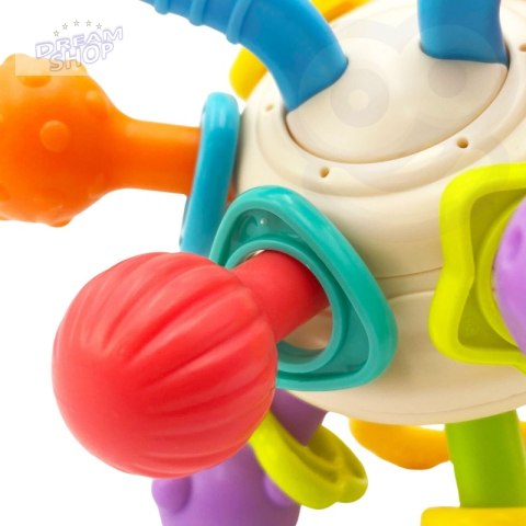 WOOPIE BABY Kolorowa Grzechotka w Kształcie Piłki 0m+ WOOPIE BABY Kolorowa Grzechotka w Kształcie Piłki 0m+