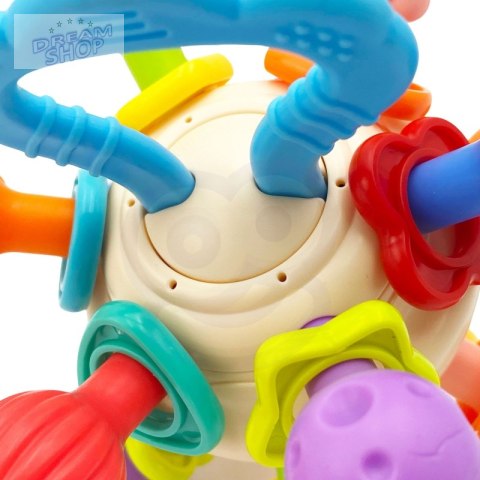 WOOPIE BABY Kolorowa Grzechotka w Kształcie Piłki 0m+ WOOPIE BABY Kolorowa Grzechotka w Kształcie Piłki 0m+