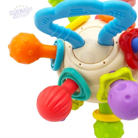 WOOPIE BABY Kolorowa Grzechotka w Kształcie Piłki 0m+ WOOPIE BABY Kolorowa Grzechotka w Kształcie Piłki 0m+