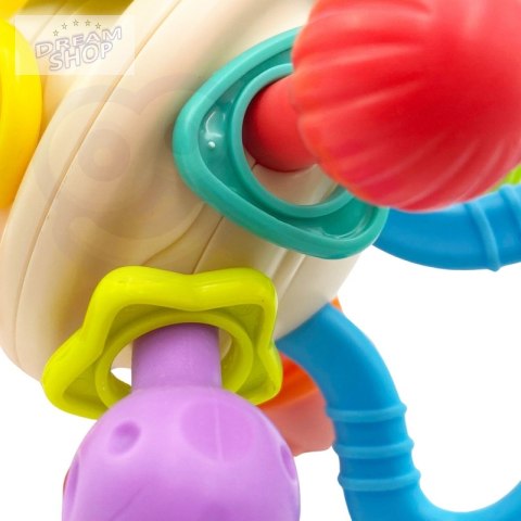 WOOPIE BABY Kolorowa Grzechotka w Kształcie Piłki 0m+ WOOPIE BABY Kolorowa Grzechotka w Kształcie Piłki 0m+