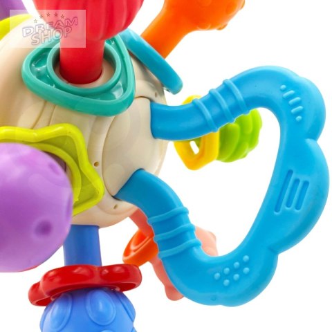 WOOPIE BABY Kolorowa Grzechotka w Kształcie Piłki 0m+ WOOPIE BABY Kolorowa Grzechotka w Kształcie Piłki 0m+