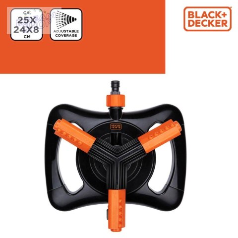 ZRASZACZ OBROTOWY 3 RAMIENNY 15 DYSZ BLACK+ DECKER ZRASZACZ OBROTOWY 3 RAMIENNY 15 DYSZ BLACK+ DECKER