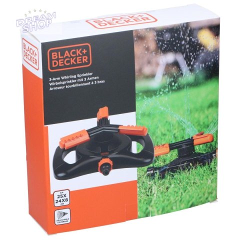 ZRASZACZ OBROTOWY 3 RAMIENNY 15 DYSZ BLACK+ DECKER ZRASZACZ OBROTOWY 3 RAMIENNY 15 DYSZ BLACK+ DECKER