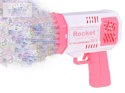 Zestaw Pistolet bańki mydlane światło + płyn dla dzieci ZA4976