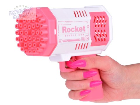 Zestaw Pistolet bańki mydlane światło + płyn dla dzieci ZA4976 Zestaw Pistolet bańki mydlane światło + płyn dla dzieci ZA4976