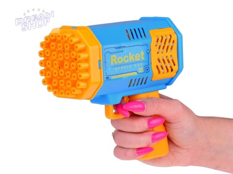 Zestaw Pistolet na bańki mydlane światło + płyn dla dzieci ZA4976 Zestaw Pistolet na bańki mydlane światło + płyn dla dzieci ZA4976