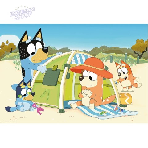 Puzzle Trefl 24 el. maxi Wspaniały dzień Bluey 14357 Puzzle Trefl 24 el. maxi Wspaniały dzień Bluey 14357