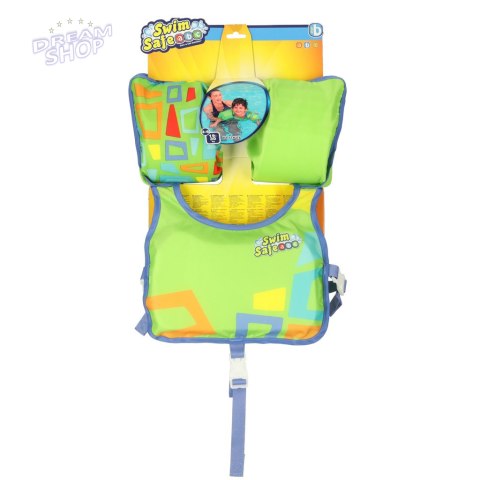 BESTWAY 32174 Kamizelka dmuchana do pływania kapok z rękawkami zielona 3-6lat 13-30kg BESTWAY 32174 Kamizelka dmuchana do pływania kapok z rękawkami zielona 3-6lat 13-30kg