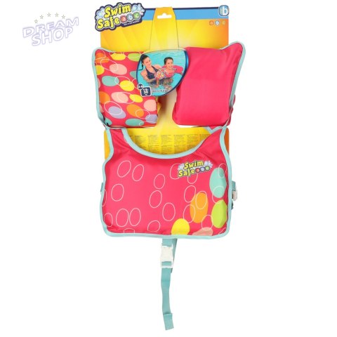 BESTWAY 32174 Kamizelka do pływania kapok z rękawkami różowa 3-6lat 19-30kg BESTWAY 32174 Kamizelka do pływania kapok z rękawkami różowa 3-6lat 19-30kg