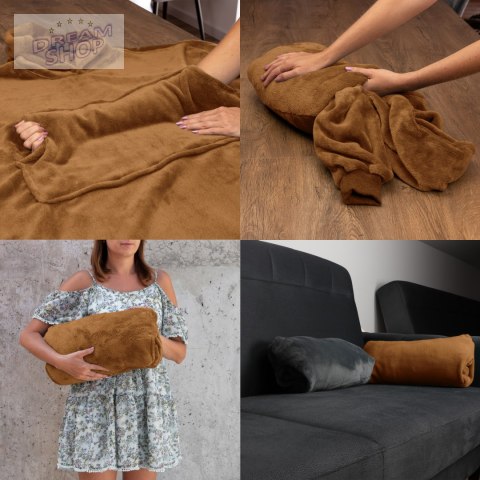 Bluzair SUPER MAMA - Bluza koc - Toffee - prezent dla mamy - dzień mamy Bluzair SUPER MAMA - Bluza koc - Toffee - prezent dla mamy - dzień mamy