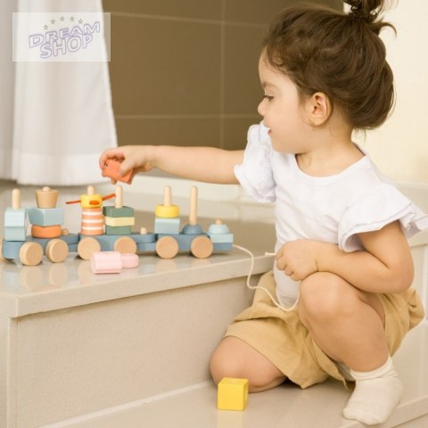 CLASSIC WORLD Montessori Kolejka Ocean Drewniana Układanka CLASSIC WORLD Montessori Kolejka Ocean Drewniana Układanka
