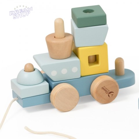 CLASSIC WORLD Montessori Kolejka Ocean Drewniana Układanka CLASSIC WORLD Montessori Kolejka Ocean Drewniana Układanka