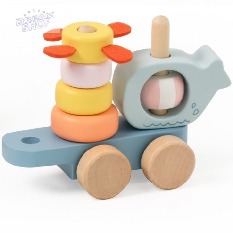 CLASSIC WORLD Montessori Kolejka Ocean Drewniana Układanka CLASSIC WORLD Montessori Kolejka Ocean Drewniana Układanka