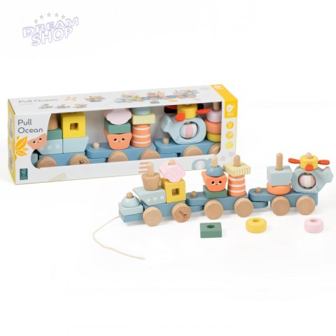 CLASSIC WORLD Montessori Kolejka Ocean Drewniana Układanka CLASSIC WORLD Montessori Kolejka Ocean Drewniana Układanka