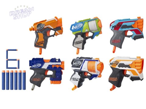 Duży Zestaw Pistolet Nerf Strike 6 szt. pistolet + naboje piankowe ZA5181 Duży Zestaw Pistolet Nerf Strike 6 szt. pistolet + naboje piankowe ZA5181