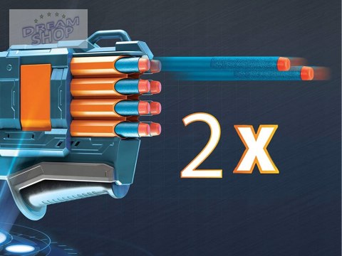 Duży lekki Zestaw Pistolet Nerf Elite 2.0 + 16 naboje dla dzieci ZA5179