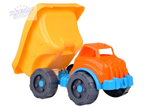 Duży zestaw Auto Wywrotka do piasku, foremki, łopatka, grabki ZA5076 Duży zestaw Auto Wywrotka do piasku, foremki, łopatka, grabki ZA5076