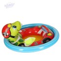 INTEX 59570 Kółko do pływania dla niemowląt koło pontonik dla dzieci dmuchany z siedziskiem żółw max 23kg 3-4lata