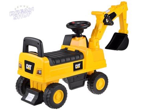 Koparka Jeździk CAT z ruchoma łyżka schowek klakson ZA4898 Koparka Jeździk CAT z ruchoma łyżka schowek klakson ZA4898