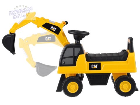 Koparka Jeździk CAT z ruchoma łyżka schowek klakson ZA4898 Koparka Jeździk CAT z ruchoma łyżka schowek klakson ZA4898