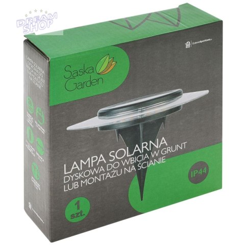 LAMPA SOLARNA DYSKOWA 28 LED DO WBICIA W GRUNT LAMPA SOLARNA DYSKOWA 28 LED DO WBICIA W GRUNT