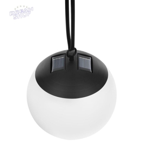 LAMPA SOLARNA PLASTIKOWA KULA WISZĄCA 20CM LAMPA SOLARNA PLASTIKOWA KULA WISZĄCA 20CM