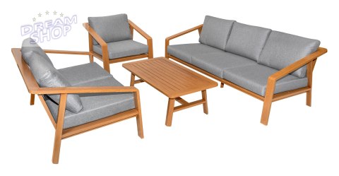 Meble Ogrodowe Aluminiowe Dwie Sofy + Fotel + Stolik Meble Ogrodowe Aluminiowe Dwie Sofy + Fotel + Stolik