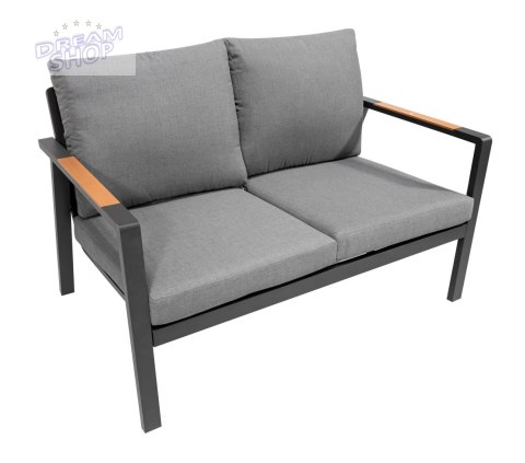 Meble Ogrodowe Aluminiowe Sofa + Dwa Fotele + Stolik Meble Ogrodowe Aluminiowe Sofa + Dwa Fotele + Stolik