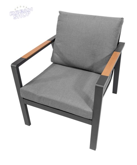 Meble Ogrodowe Aluminiowe Sofa + Dwa Fotele + Stolik Meble Ogrodowe Aluminiowe Sofa + Dwa Fotele + Stolik