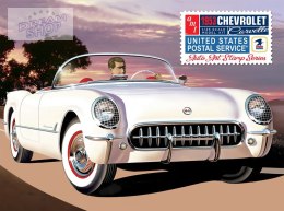 Model Plastikowy - Samochód 1:25 1953 Chevy Corvette (USPS Stamp Series)